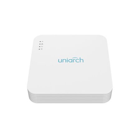 The UNIARCH NVR-104LS-P4 is a high-performance 4-channel NVR with PoE support for easy camera installation. It supports recording resolutions up to 5MP and offers Ultra 265, H.265, and H.264 video compression. With simultaneous HDMI and VGA outputs and cloud upgrade capabilities, this NVR is perfect for small-scale surveillance systems that require efficiency and reliability.