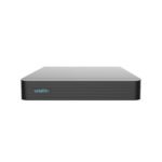 The UNIARCH NVR-108E-P8 is an advanced 8-channel NVR that supports Ultra 265/H.265/H.264 video compression and provides high-definition video with resolutions up to 4K UHD (8MP). It features built-in PoE with 8 ports for easy camera setup and remote management via web browsers, mobile apps, or PC software. The NVR supports 1 SATA HDD with up to 6TB storage and offers comprehensive backup solutions via USB or cloud.