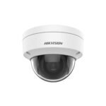 The DS-2CD1123G0E-I (2.8mm) is a 2 MP outdoor/indoor dome camera featuring Smart IR technology with a range of up to 30 meters, Digital WDR, 3D DNR, and support for motion detection, video tampering alarms, and privacy masking. It is also IK10 vandal-resistant and IP67-rated for water and dust resistance.