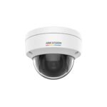 The DS-2CD1127G0 (2.8mm) is a 2 MP dome camera featuring ColorVu technology for 24/7 colorful imaging. It supports Digital WDR and 3D DNR, providing clear and sharp images in challenging lighting conditions. The camera is IP67-rated for outdoor use, IK10-rated for vandal resistance, and supports H.265+ compression for efficient video storage.