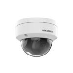 DS-2CD1143G0-I (4mm) – 4 MP Fixed Dome Network Camera with 4 mm fixed lens and EXIR 2.0 technology for night vision up to 30 meters. It is IP67 water and dust resistant and IK10 vandal resistant, featuring H.265+ compression technology for efficient storage. Ideal for both indoor and outdoor environments.