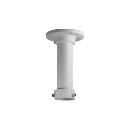 The DS-1661ZJ is a high-quality Pendant Mount designed for speed dome cameras, providing robust support for both indoor and outdoor installations. Made of durable Aluminum Alloy and finished in Hikvision White, this mount ensures reliability and longevity, making it suitable for various environmental conditions. The mount's sleek design and sturdy build offer a seamless installation experience, ideal for securing dome cameras without compromising on aesthetics.