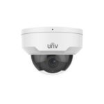 Front view of the IPC322LB-ASF28K-A 2MP HD IR Fixed Dome Network Camera showing the lens and robust dome design."