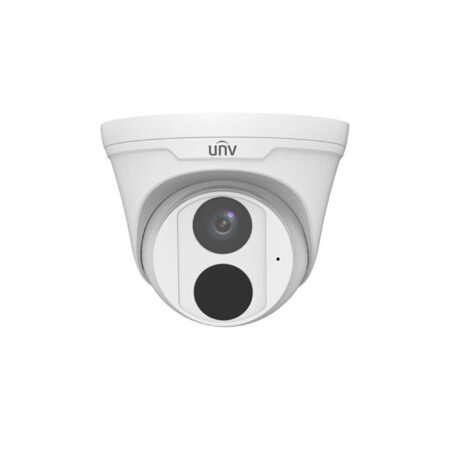 Front view of IPC3613LB-AF28K-G 3MP HD IR Eyeball Network Camera showcasing its compact design and IR LEDs.