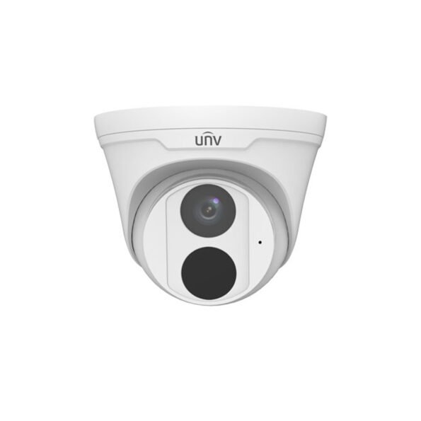 Front view of IPC3613LB-AF28K-G 3MP HD IR Eyeball Network Camera showcasing its compact design and IR LEDs.