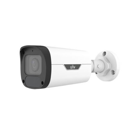 Right-angled side view of IPC2325LB-ADZK-H 5MP Motorized Bullet Network Camera with dual LED lights.