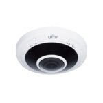 Front view of IPC815SB-ADF14K-I0 5MP Fisheye Fixed Dome Network Camera showing the fisheye lens.