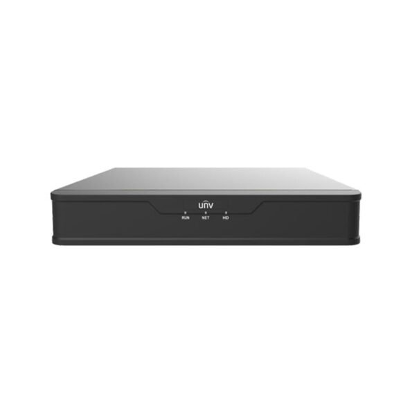 The NVR301-S3 Series is a high-performance 4-channel NVR supporting Ultra 265/H.265/H.264 compression, with up to 4K resolution recording and HDMI/VGA output. It offers smart features such as Face Detection, Intrusion Detection, and Auto Tracking, making it ideal for efficient surveillance setups. With support for up to 10TB of storage and cloud upgrades, it is designed for long-term, reliable video recording.
