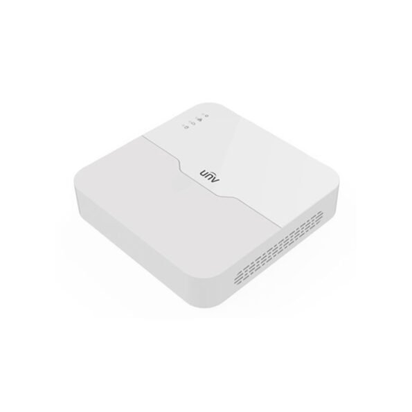The NVR301-16LS3-P8 is a reliable 16-channel NVR that supports Ultra 265, H.265, and H.264 video compression. It features 8 PoE ports, which simplifies the installation by powering the connected IP cameras. The system is capable of recording in 8MP resolution and supports ONVIF profiles, ensuring compatibility with a wide range of IP cameras. The 1 SATA HDD slot allows for up to 10TB of storage, making it ideal for medium to large surveillance systems. The NVR supports cloud upgrades and is compatible with a variety of protocols for seamless network integration.