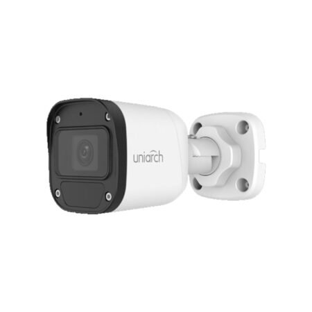 The IPC-B122-APF40 is a 2MP outdoor mini bullet camera featuring Smart IR with up to 30m night vision, Ultra 265 compression, built-in microphone, and IP67 protection, making it ideal for robust outdoor surveillance.