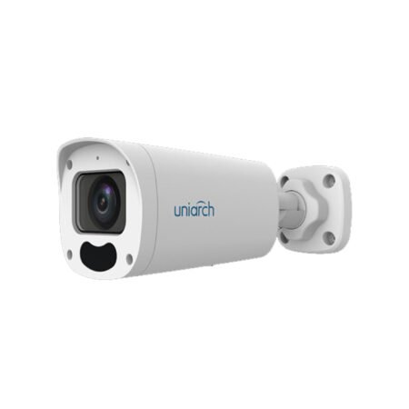 The IPC-B312-APKZ is a 2MP Bullet Network Camera featuring a motorized zoom lens, Smart IR with a night vision range of 50m, Ultra 265 compression, and IP67 weather protection. It’s ideal for outdoor surveillance with flexible focal length adjustment and audio monitoring.