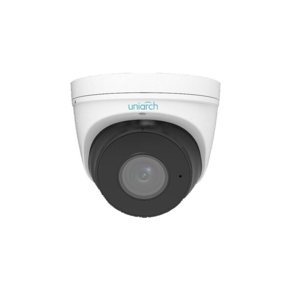The IPC-T312-APKZ is a 2MP motorized zoom dome camera with a 2.8~12mm lens, supporting Smart IR with a range of 30m. It features a built-in microphone, 120dB WDR, and 2D/3D DNR for high-quality video capture. The camera is IP67 rated, making it suitable for both indoor and outdoor installations, and supports ONVIF integration.