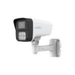 The IPC-B213-APF40W is a 3MP outdoor bullet camera featuring Smart IR technology with a 50m night vision and 30m white light range, Ultra 265 compression, PoE, and a built-in microphone for audio surveillance. Its robust IP67 rating ensures it is ideal for outdoor use in harsh conditions.