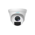 The IPC-T125-PF28 is a 5MP fixed dome network camera featuring day/night functionality with Smart IR technology that provides up to 30m (98ft) of IR distance. Equipped with 2D/3D DNR and supporting Ultra 265, H.265, H.264, and MJPEG compression formats, it ensures efficient bandwidth usage without sacrificing image quality. The camera is IP67-rated for protection against dust and water, making it suitable for both indoor and outdoor use.