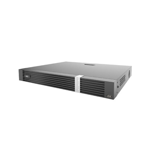The NVR302-09E2-IQ is an intelligent 9-channel NVR supporting Ultra H.265, H.265, and H.264 video formats, offering high-quality video recording at 12MP resolution. It is equipped with smart features such as Intrusion Detection, People Counting, and Auto Tracking, with SIP and UMD support across multiple channels. The NVR provides 2 SATA interfaces, each supporting up to 8TB of storage. With ANR technology, the NVR ensures reliable storage even during network interruptions and supports cloud upgrades for easy maintenance.