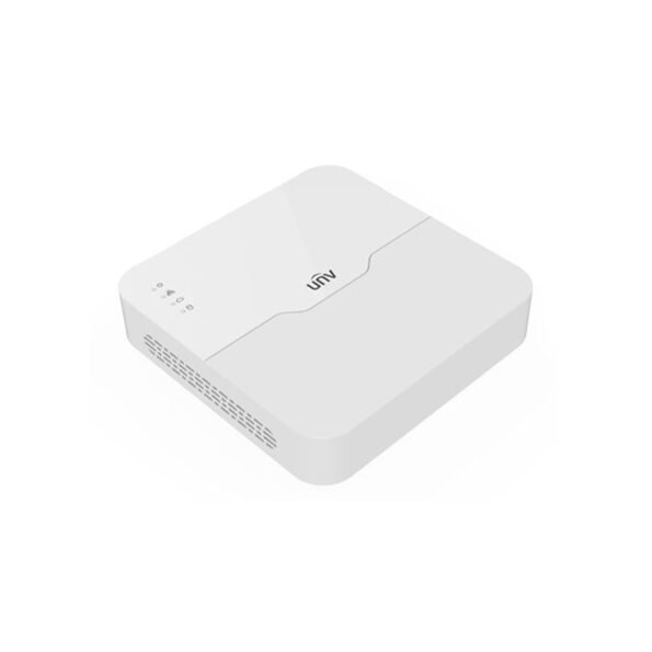 The NVR301-16LS3-P8 is a reliable 16-channel NVR that supports Ultra 265, H.265, and H.264 video compression. It features 8 PoE ports, which simplifies the installation by powering the connected IP cameras. The system is capable of recording in 8MP resolution and supports ONVIF profiles, ensuring compatibility with a wide range of IP cameras. The 1 SATA HDD slot allows for up to 10TB of storage, making it ideal for medium to large surveillance systems. The NVR supports cloud upgrades and is compatible with a variety of protocols for seamless network integration.