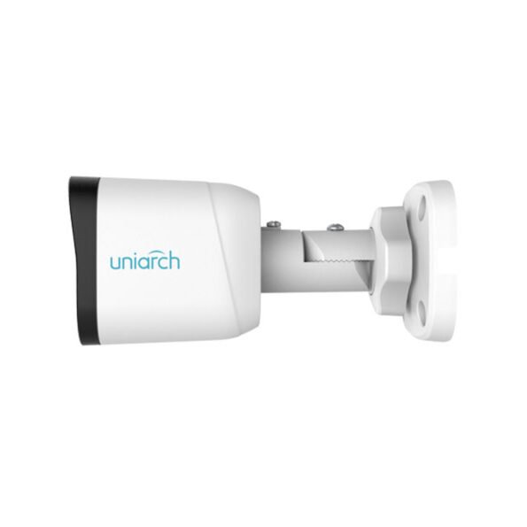 The Uniarch IPC-B122-PF40 is a 2MP fixed bullet network camera with Smart IR technology for night vision up to 30 meters, Ultra 265 video compression, and an IP67-rated weatherproof design, ideal for outdoor surveillance in harsh environments.