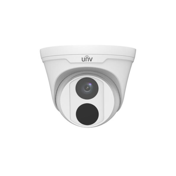 Front view of IPC3613LR3-PF28-F 3MP HD IR Fixed Dome Network Camera showcasing its compact design and IR LEDs.
