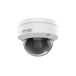 The DS-2CD1127G0 (2.8mm) is a 2 MP dome camera featuring ColorVu technology for 24/7 colorful imaging. It supports Digital WDR and 3D DNR, providing clear and sharp images in challenging lighting conditions. The camera is IP67-rated for outdoor use, IK10-rated for vandal resistance, and supports H.265+ compression for efficient video storage.