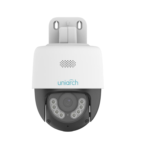 The IPC-P213-AF40KC is a 3MP PT camera featuring Smart IR and warm light for up to 30m night vision, Ultra 265 compression, built-in two-way audio, and IP66 weatherproofing. It supports 256GB Micro SD card storage and is ideal for outdoor surveillance.