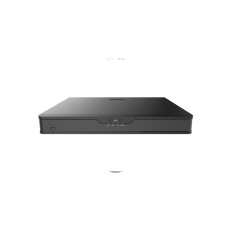 The NVR302-16S2 is a robust 16-channel NVR that supports Ultra 265, H.265, and H.264 video compression, offering superior storage efficiency and bandwidth management. With support for 4K HDMI output, this NVR ensures high-quality video output. It includes dual SATA interfaces, allowing up to 10TB per drive for extended storage capacity. The device is ideal for medium to large surveillance systems and includes cloud upgrade and ANR technology to enhance performance during network disruptions.
